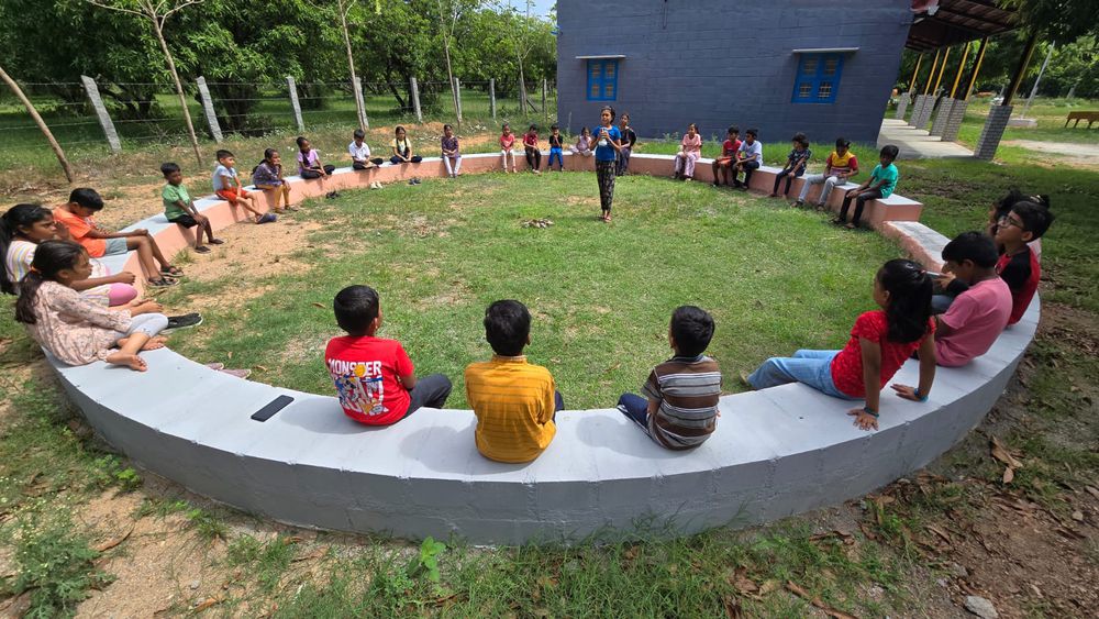 Circle time and seminar sessions at Mango Woods School