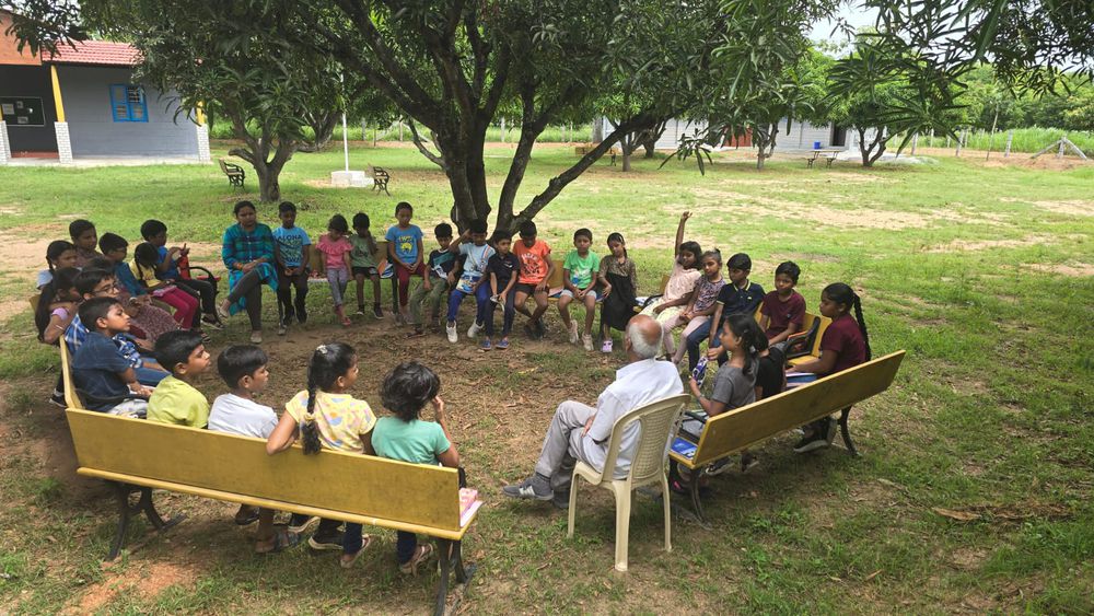 Circle time and seminar sessions at Mango Woods School