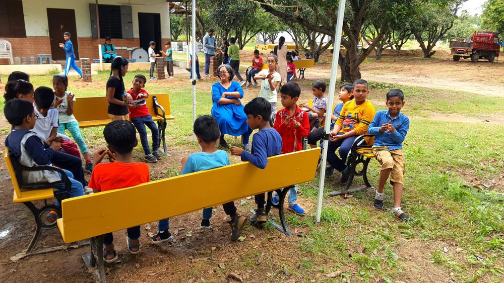 Circle time and seminar sessions at Mango Woods School