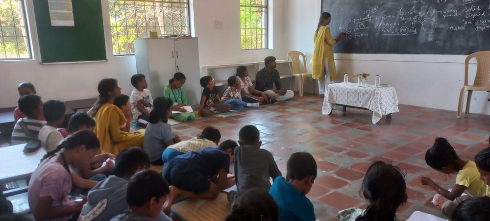 Circle time and seminar sessions at Mango Woods School