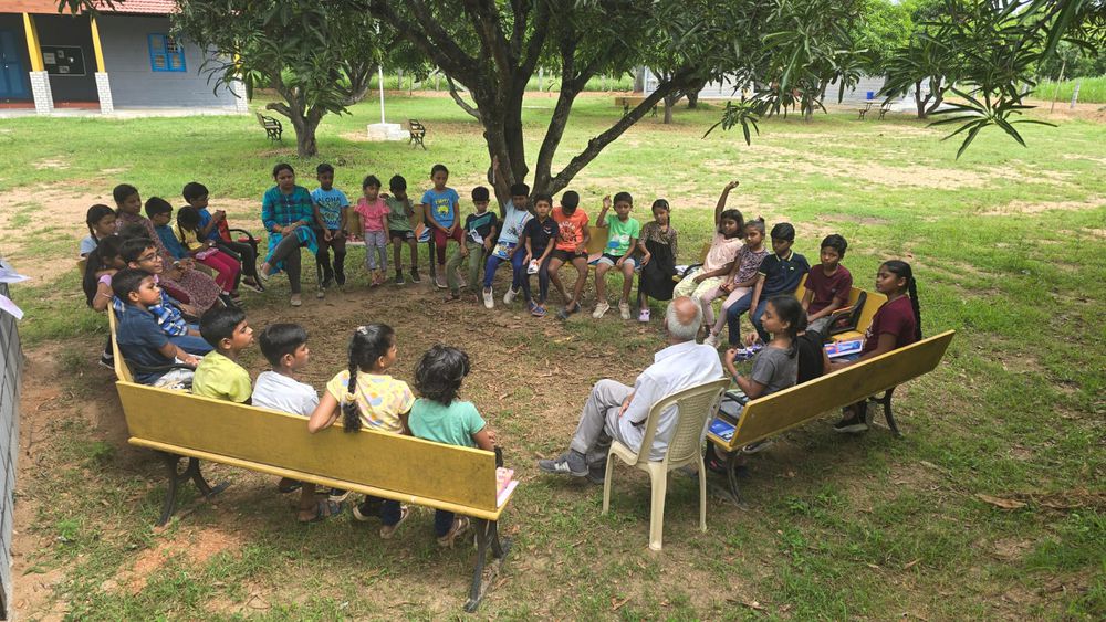 Circle time and seminar sessions at Mango Woods School
