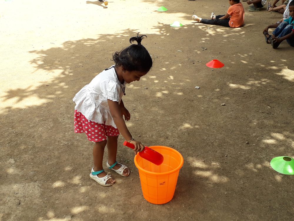 Children of all ages learning together at Mango Woods School