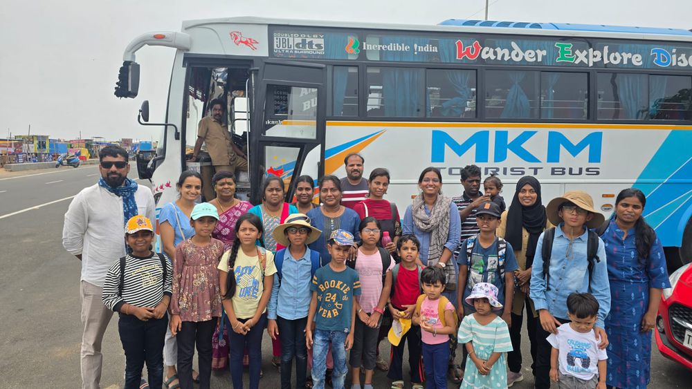 Children of all ages learning together at Mango Woods School