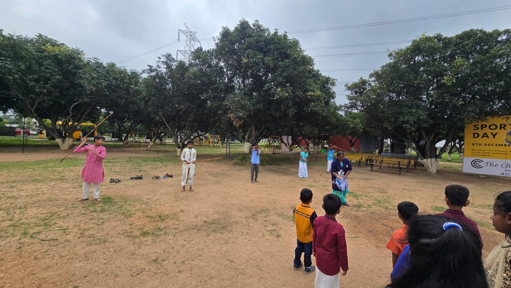 Children of all ages learning together at Mango Woods School