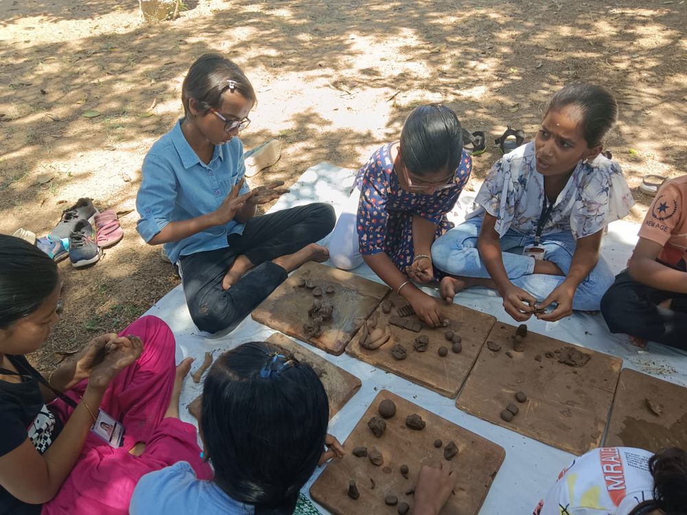 Children of all ages learning together at Mango Woods School