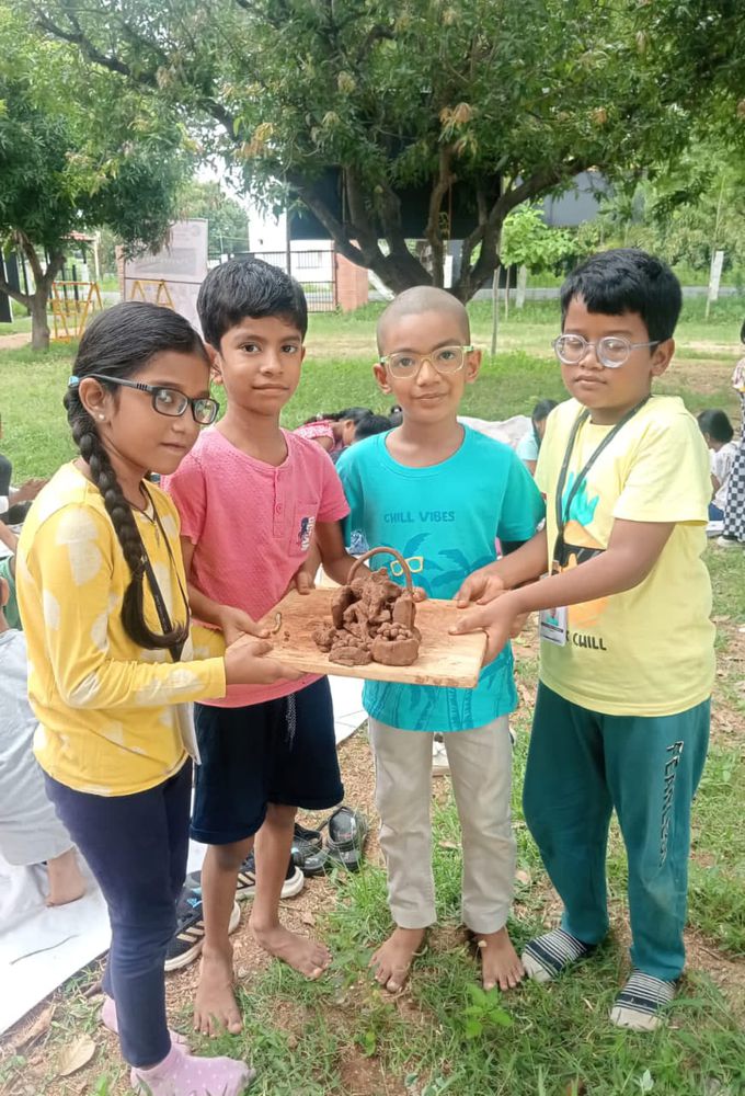 Children of all ages learning together at Mango Woods School