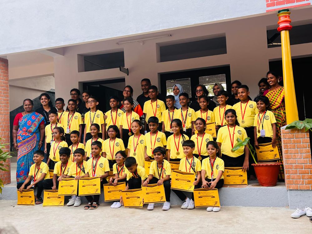 Children of all ages learning together at Mango Woods School