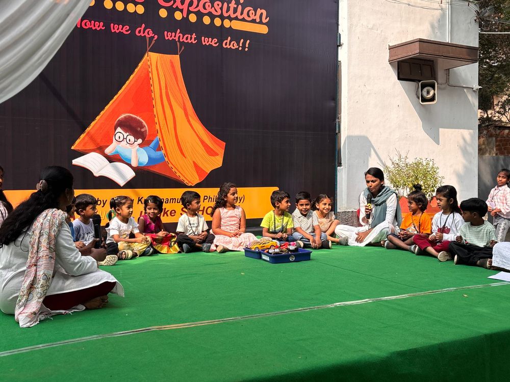 Children of all ages learning together at Mango Woods School
