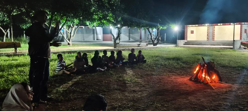 Children of all ages learning together at Mango Woods School