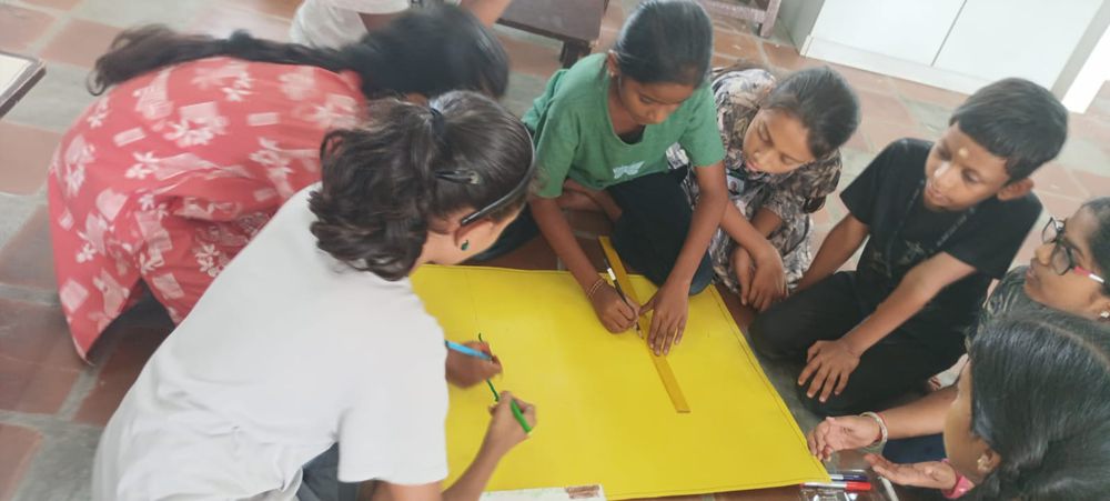 Children of all ages learning together at Mango Woods School