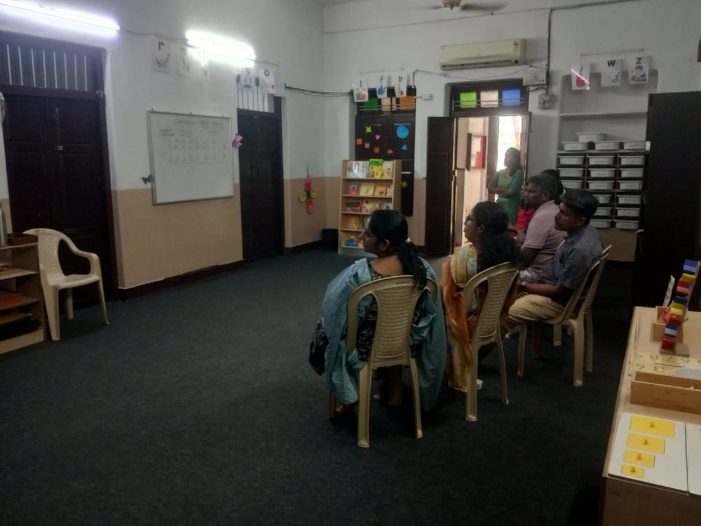Parents and mentors together at Mango Woods School
