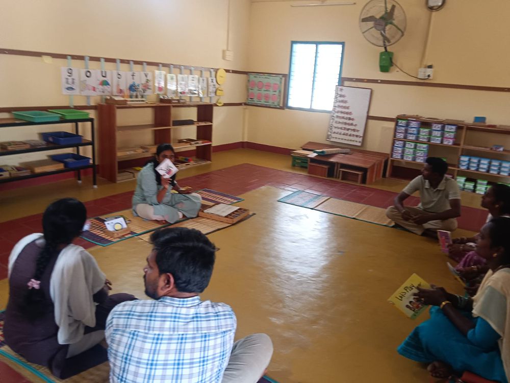 Parents and mentors together at Mango Woods School